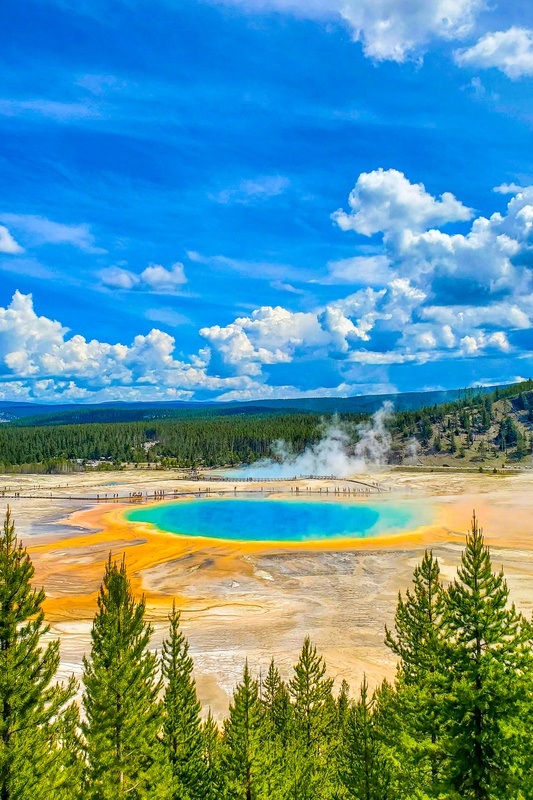 Grand Prismatic Spring Overlook