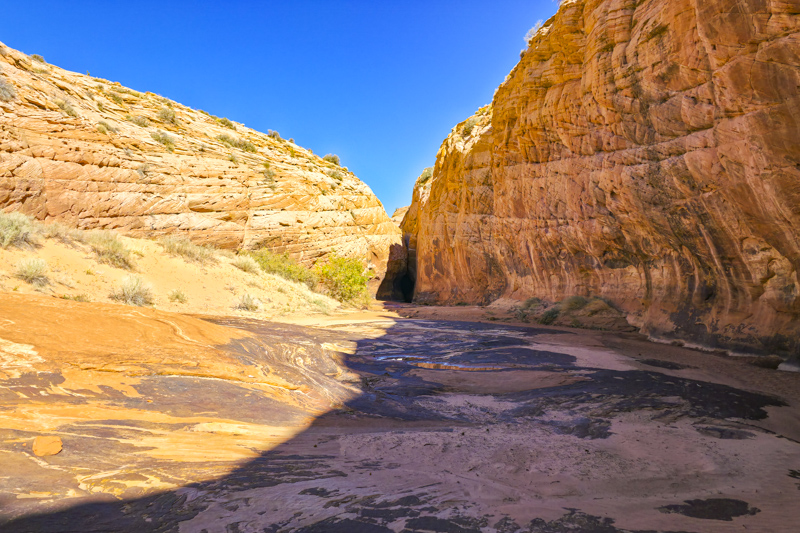 Entr&eacute;e Sud de Tunnel Slot Canyon