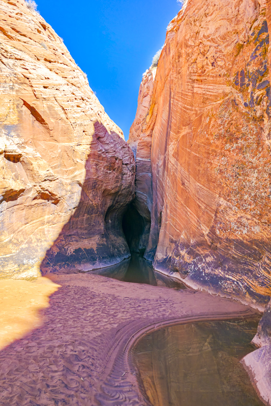 Entr&eacute;e Sud de Tunnel Slot Canyon