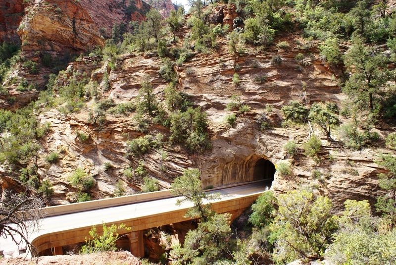 Tunnel à Zion National Park