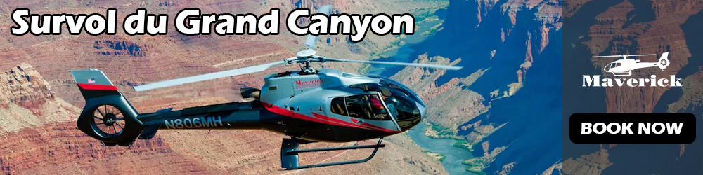 Survol du Grand Canyon et Las Vegas avec Maverick
