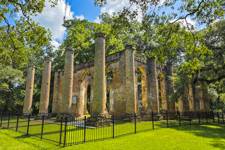 Old Sheldon Church Ruins