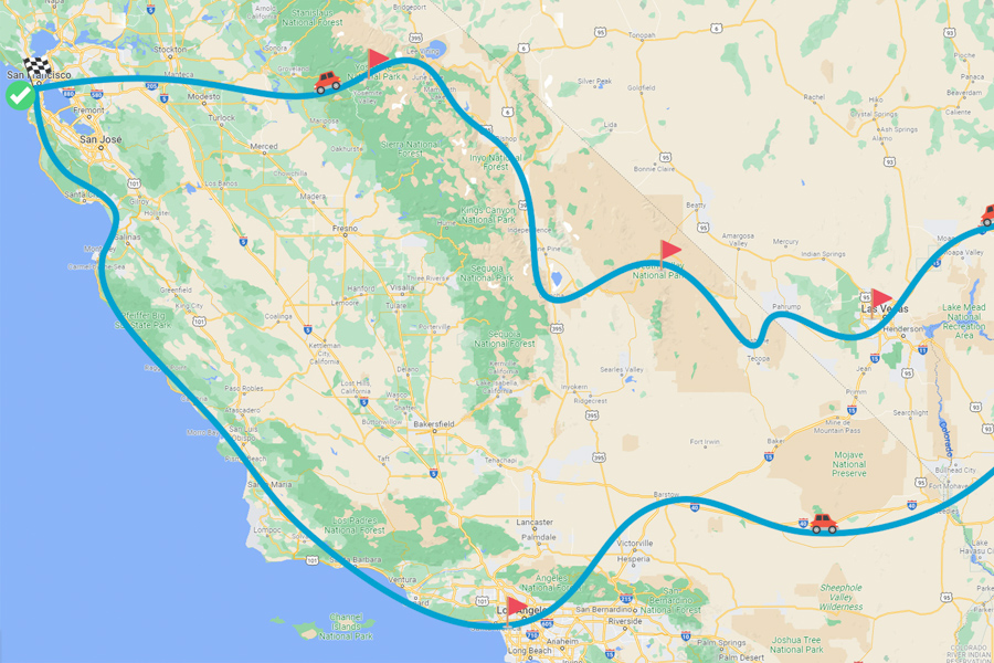 Circuit 3 semaines dans l'Ouest américain et en Californie