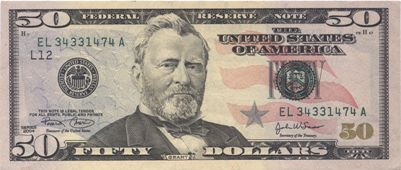 Billet de 50 dollars américain